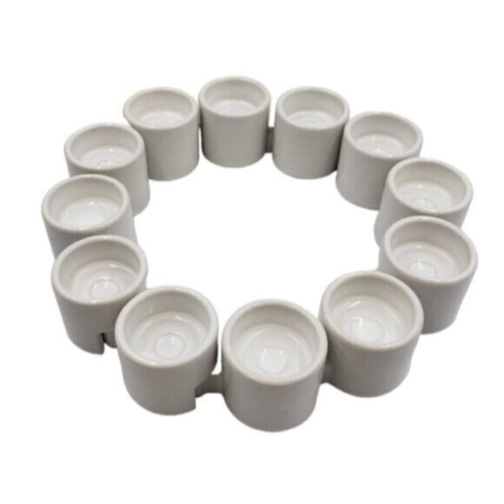 IKEA Tealight Holders White Linking Original Box Full Set of 12